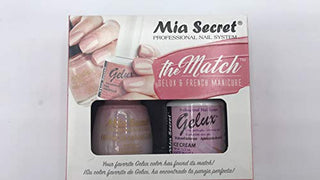 Mia Secret - The Match (Gelux and French Manicure Combo) Ice Cream