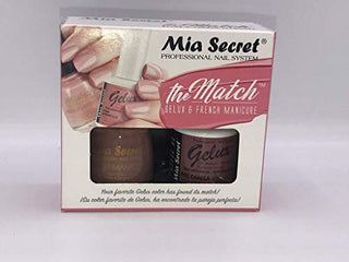 Mia Secret - The Match (Gelux and French Manicure Combo) Piel Canela