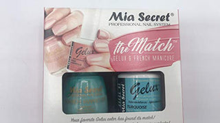Mia Secret - The Match (Gelux and French Manicure Combo) Turquoise