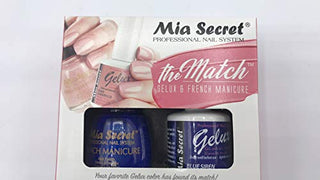 Mia Secret - The Match (Gelux and French Manicure Combo) Blue Siren