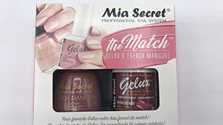 Mia Secret - The Match (Gelux and French Manicure Combo) Chocolate