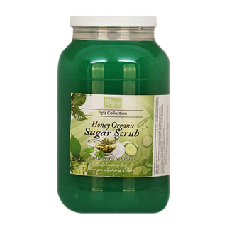 Be Beauty Spa Collection, Honey Organic Sugar Scrub, CSC2123G1, White Tea & Cucumber, 1Gallon KK0511