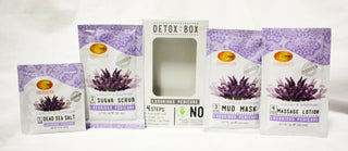 SpaRedi Detox In A Box, Pedicure 4 Steps, Lavender & Wildflower OK0325MD
