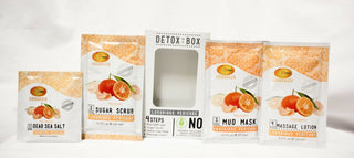 SpaRedi Detox In A Box, Pedicure 4 Steps, Mandarin OK0325MD