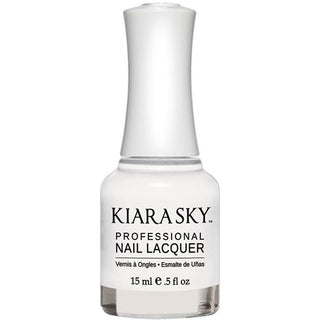 Kiara Sky Nail Lacquer - PURE WHITE