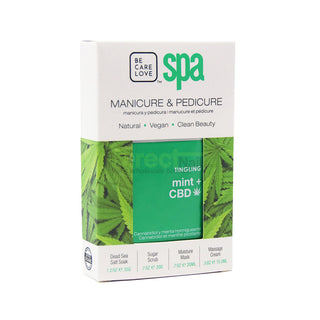 BCL SPA 4-Step Pedicure & Manicure - Tingling Mint + CBD
