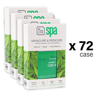 BCL SPA 4-Step Pedicure & Manicure - Set 72 Case - Tingling Mint + CBD