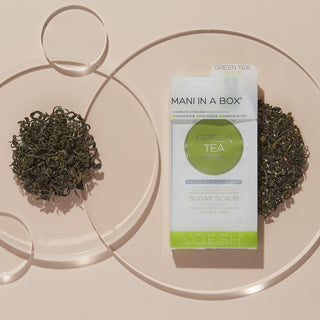 Voesh Mani in a Box Waterless 3 Step Green Tea Detox