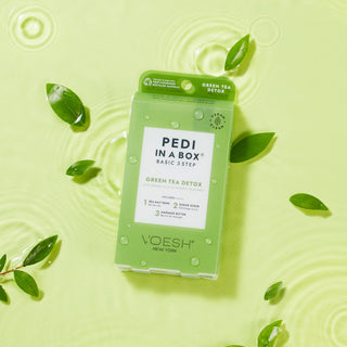 Voesh - Pedi in a Box Basic 3 Step Green Tea Detox